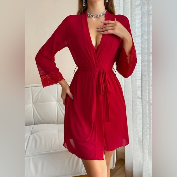 2PC Red Lingerie Set - Picture 4 of 4